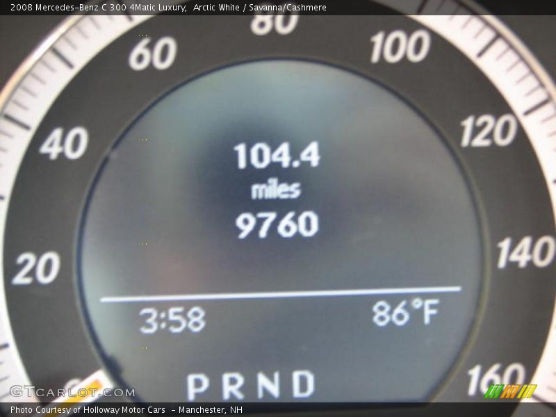 Arctic White / Savanna/Cashmere 2008 Mercedes-Benz C 300 4Matic Luxury