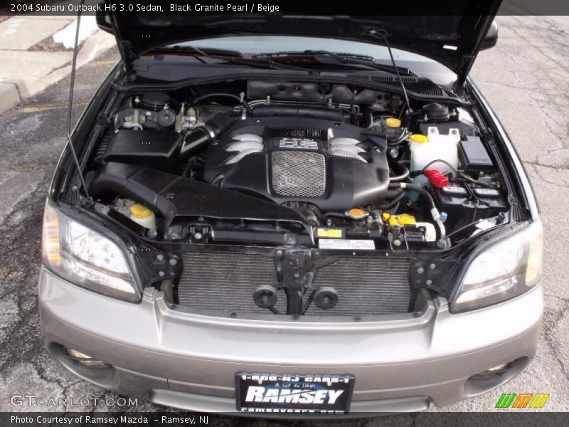 Black Granite Pearl / Beige 2004 Subaru Outback H6 3.0 Sedan