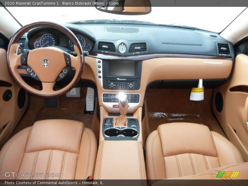 Bianco Eldorado (White) / Cuoio 2010 Maserati GranTurismo S