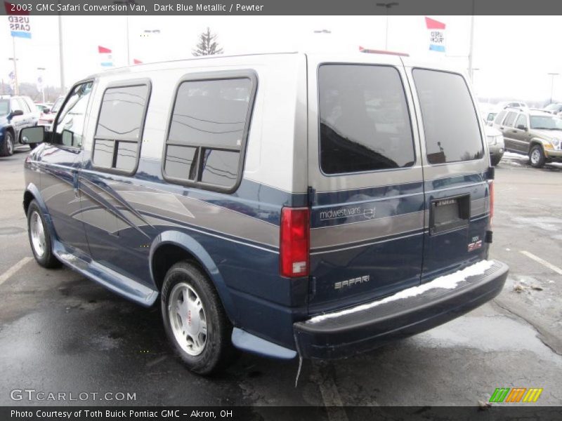 Dark Blue Metallic / Pewter 2003 GMC Safari Conversion Van