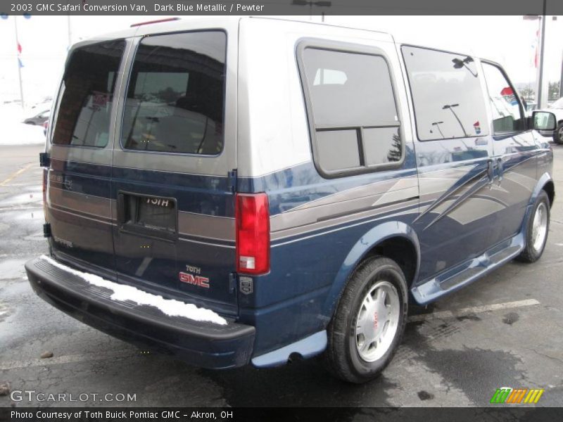 Dark Blue Metallic / Pewter 2003 GMC Safari Conversion Van
