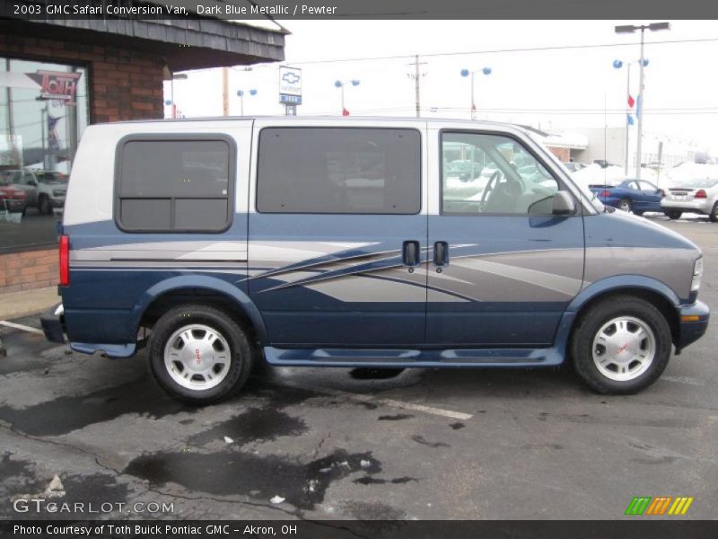 Dark Blue Metallic / Pewter 2003 GMC Safari Conversion Van