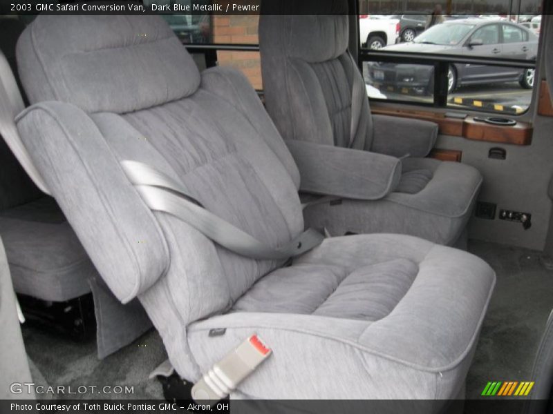 Dark Blue Metallic / Pewter 2003 GMC Safari Conversion Van