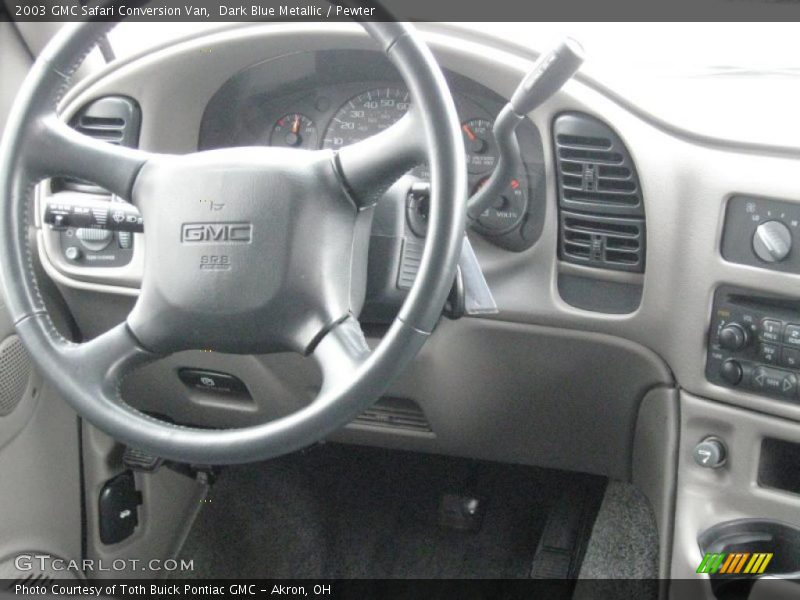 Dark Blue Metallic / Pewter 2003 GMC Safari Conversion Van