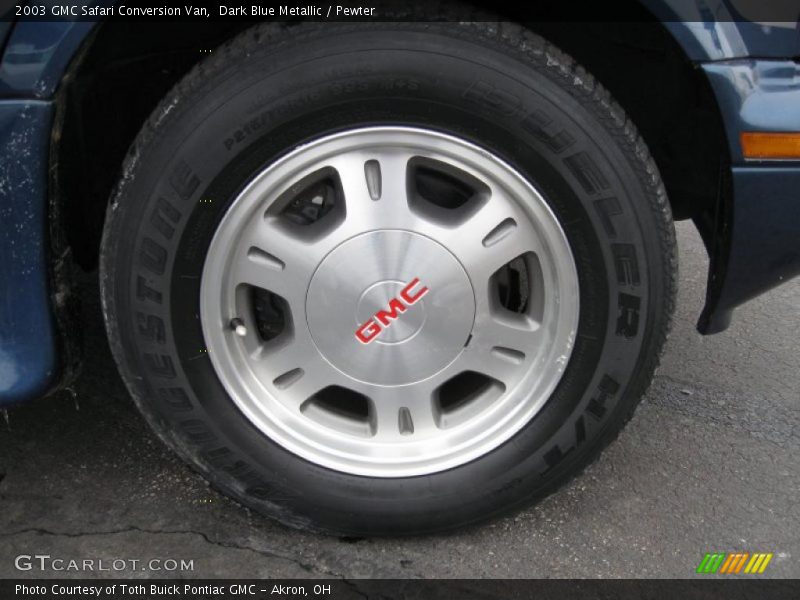 Dark Blue Metallic / Pewter 2003 GMC Safari Conversion Van
