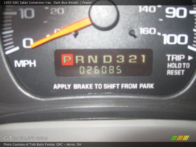 Dark Blue Metallic / Pewter 2003 GMC Safari Conversion Van