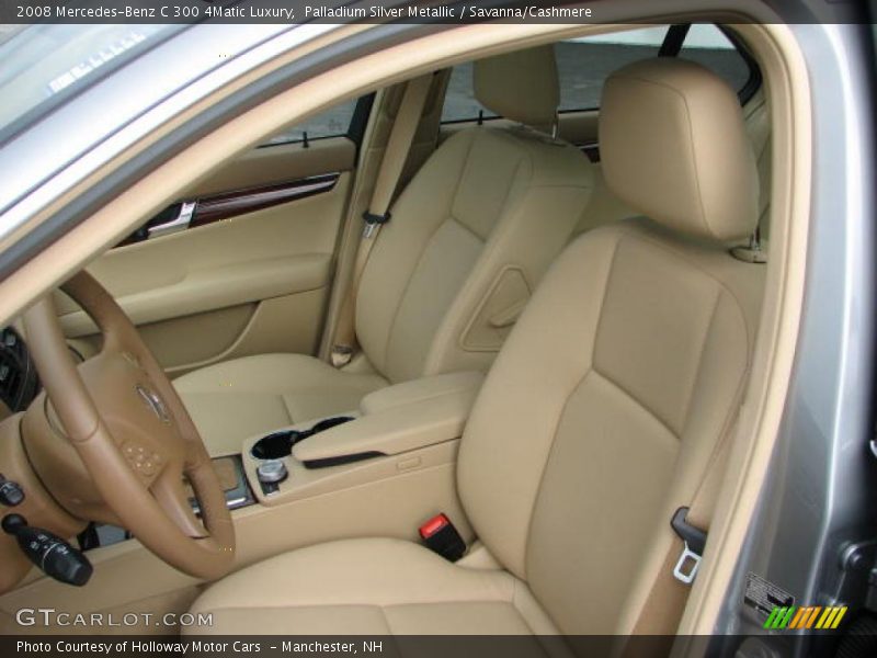 Palladium Silver Metallic / Savanna/Cashmere 2008 Mercedes-Benz C 300 4Matic Luxury