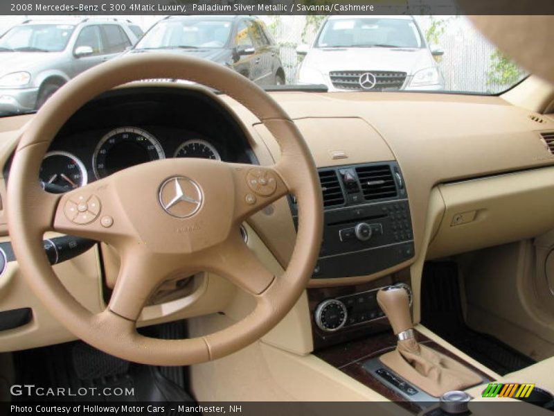 Palladium Silver Metallic / Savanna/Cashmere 2008 Mercedes-Benz C 300 4Matic Luxury