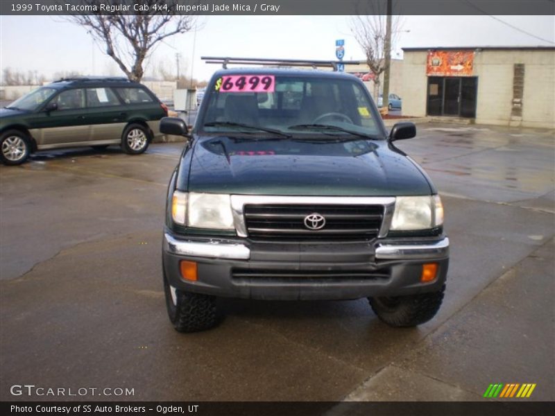 Imperial Jade Mica / Gray 1999 Toyota Tacoma Regular Cab 4x4