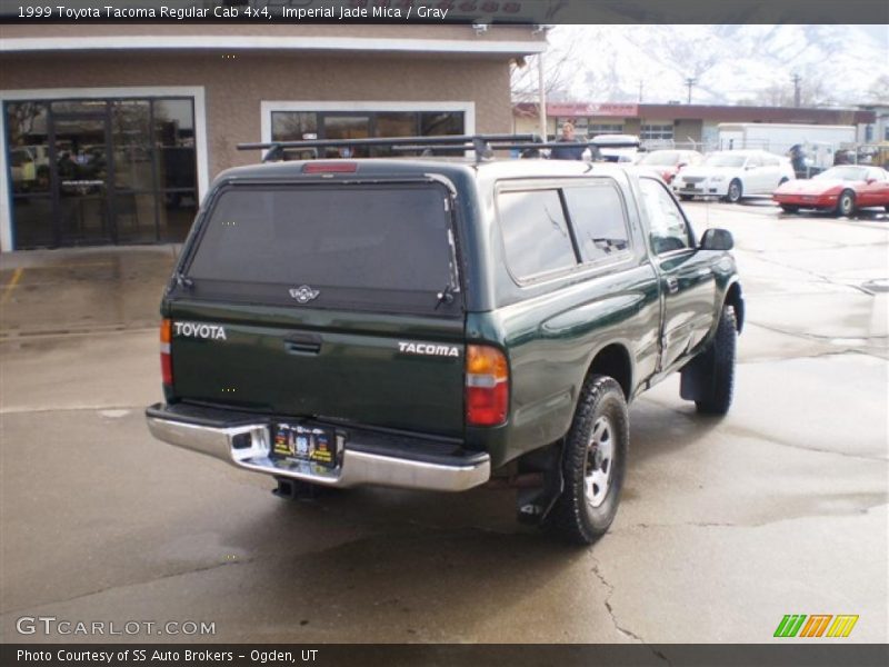 Imperial Jade Mica / Gray 1999 Toyota Tacoma Regular Cab 4x4