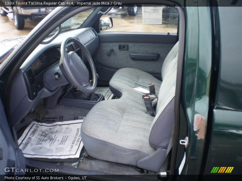 Imperial Jade Mica / Gray 1999 Toyota Tacoma Regular Cab 4x4