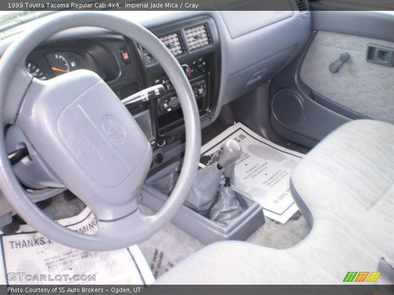 Imperial Jade Mica / Gray 1999 Toyota Tacoma Regular Cab 4x4