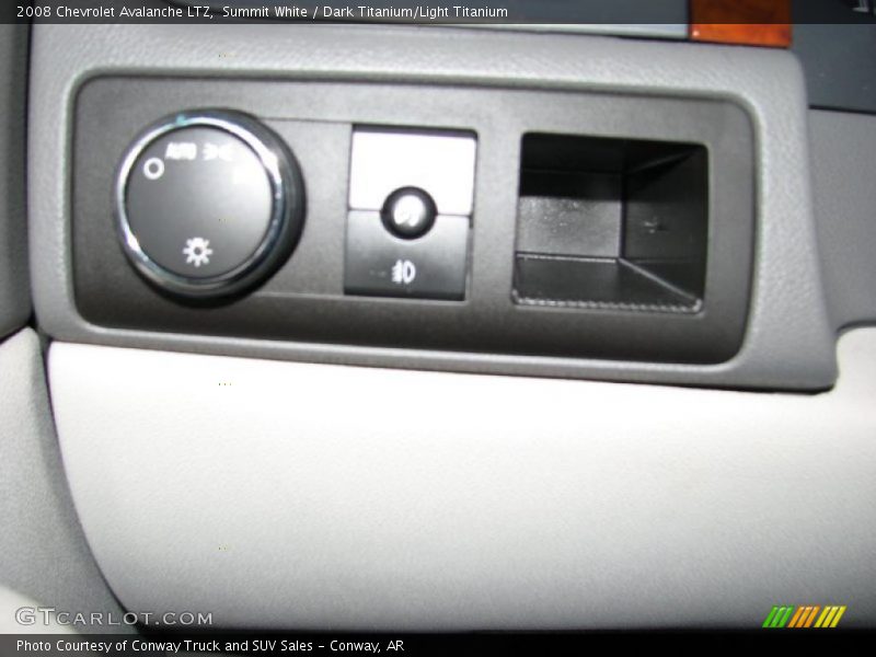 Summit White / Dark Titanium/Light Titanium 2008 Chevrolet Avalanche LTZ