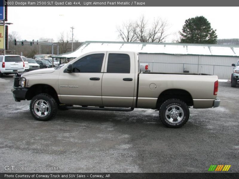 Light Almond Pearl Metallic / Taupe 2003 Dodge Ram 2500 SLT Quad Cab 4x4