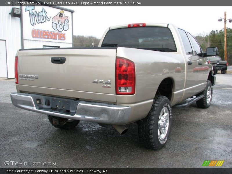 Light Almond Pearl Metallic / Taupe 2003 Dodge Ram 2500 SLT Quad Cab 4x4