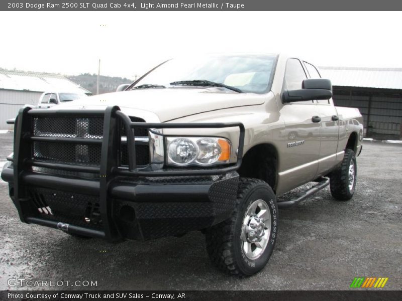 Light Almond Pearl Metallic / Taupe 2003 Dodge Ram 2500 SLT Quad Cab 4x4