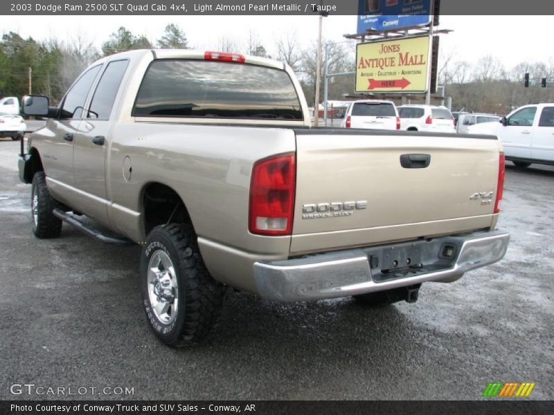 Light Almond Pearl Metallic / Taupe 2003 Dodge Ram 2500 SLT Quad Cab 4x4