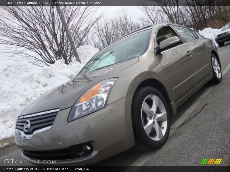 Pebble Beach Metallic / Blond 2008 Nissan Altima 3.5 SE