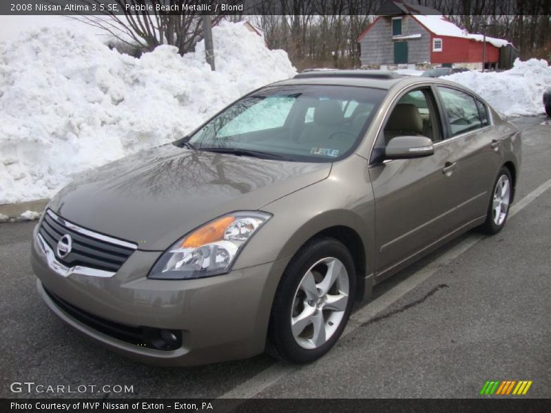 Pebble Beach Metallic / Blond 2008 Nissan Altima 3.5 SE