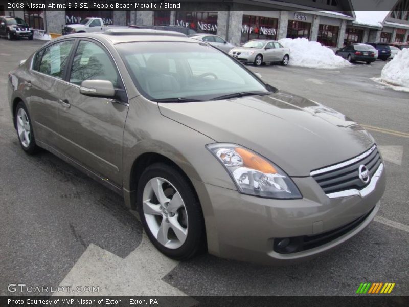Pebble Beach Metallic / Blond 2008 Nissan Altima 3.5 SE