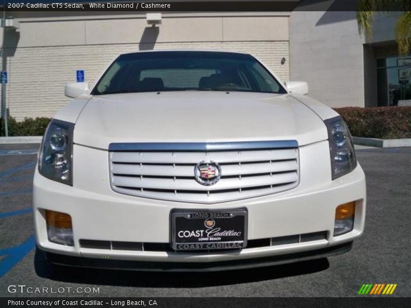 White Diamond / Cashmere 2007 Cadillac CTS Sedan