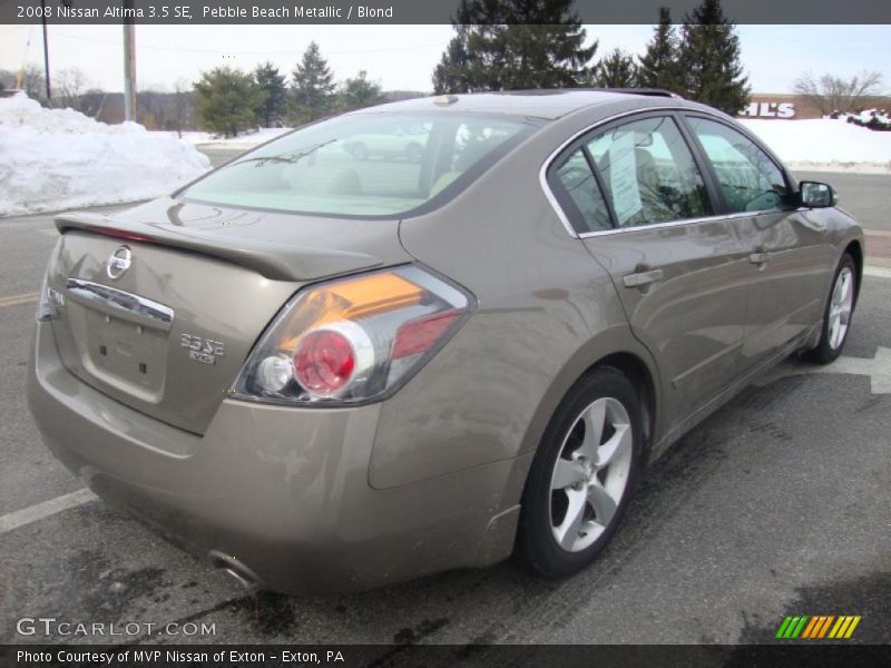 Pebble Beach Metallic / Blond 2008 Nissan Altima 3.5 SE