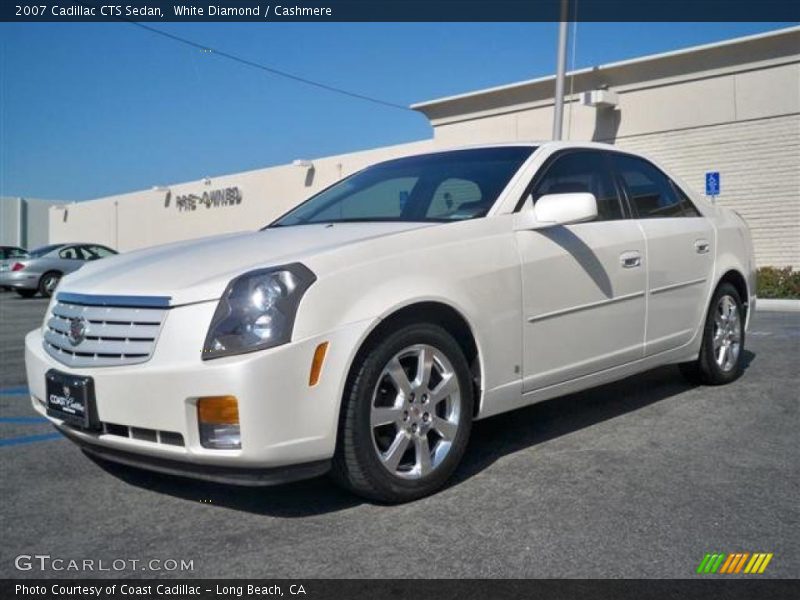 White Diamond / Cashmere 2007 Cadillac CTS Sedan