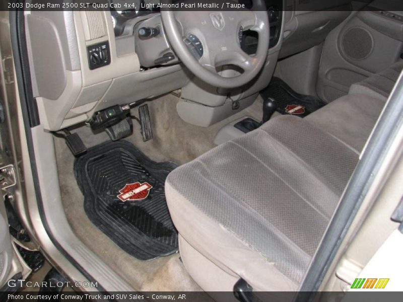 Light Almond Pearl Metallic / Taupe 2003 Dodge Ram 2500 SLT Quad Cab 4x4