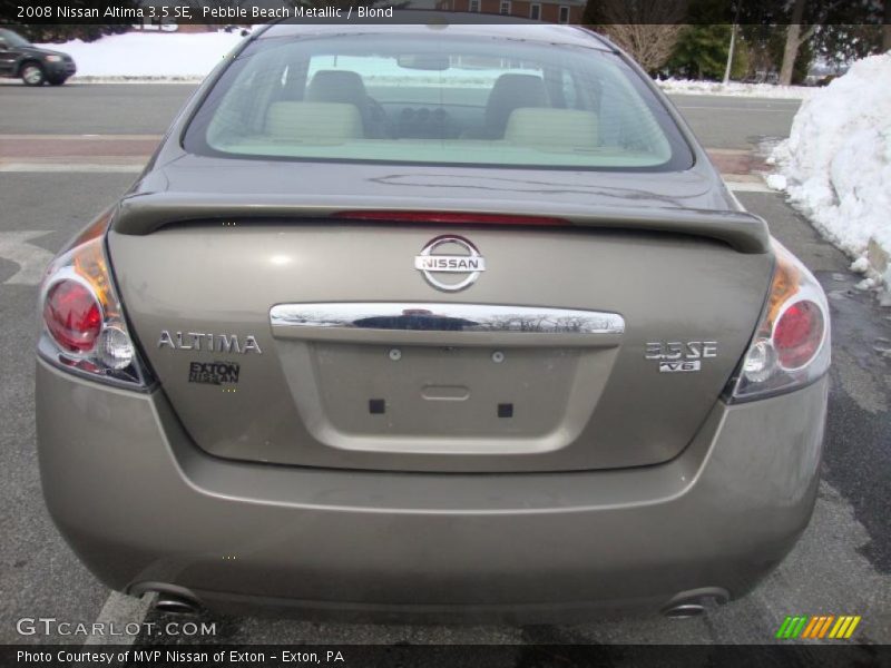 Pebble Beach Metallic / Blond 2008 Nissan Altima 3.5 SE