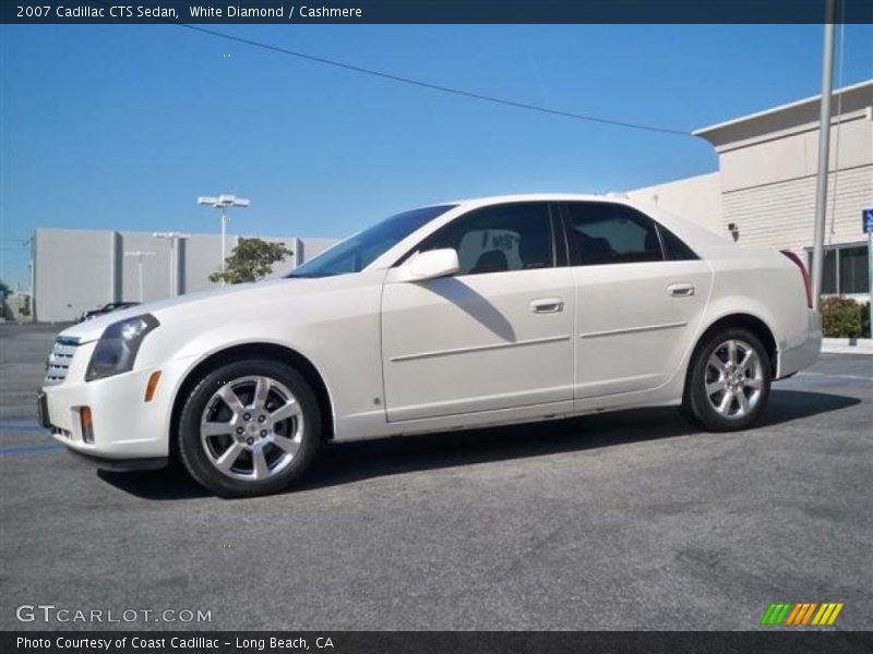 White Diamond / Cashmere 2007 Cadillac CTS Sedan