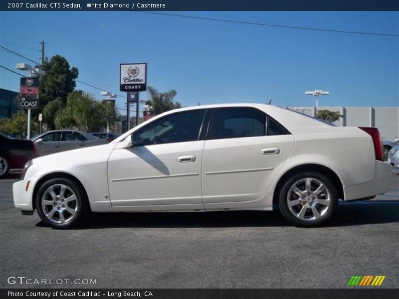 White Diamond / Cashmere 2007 Cadillac CTS Sedan