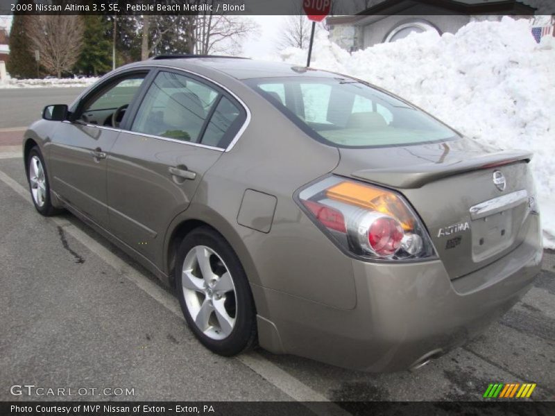 Pebble Beach Metallic / Blond 2008 Nissan Altima 3.5 SE