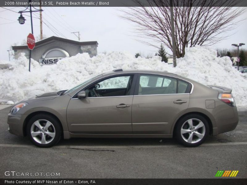 Pebble Beach Metallic / Blond 2008 Nissan Altima 3.5 SE