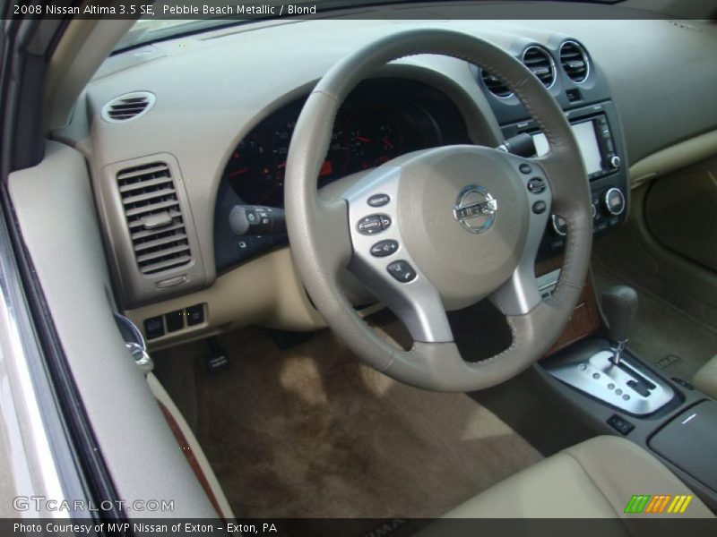 Pebble Beach Metallic / Blond 2008 Nissan Altima 3.5 SE