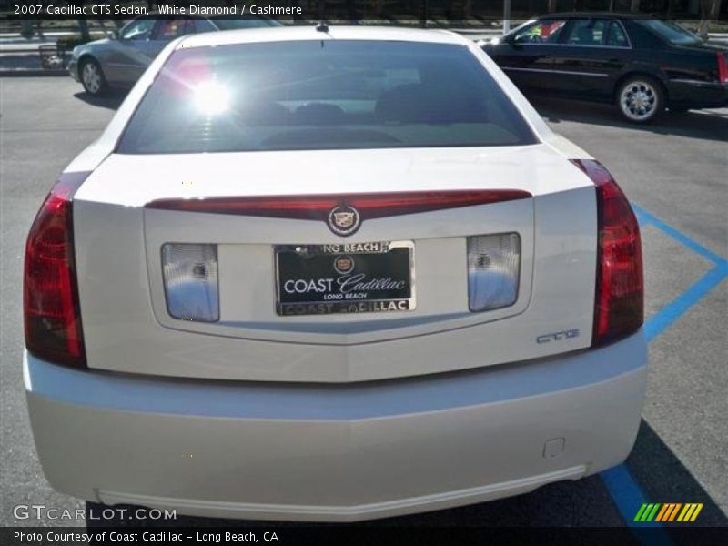 White Diamond / Cashmere 2007 Cadillac CTS Sedan