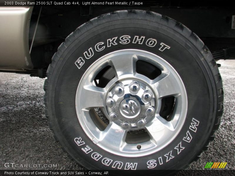 Light Almond Pearl Metallic / Taupe 2003 Dodge Ram 2500 SLT Quad Cab 4x4