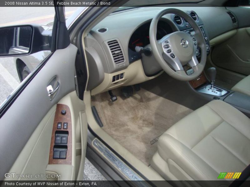 Pebble Beach Metallic / Blond 2008 Nissan Altima 3.5 SE