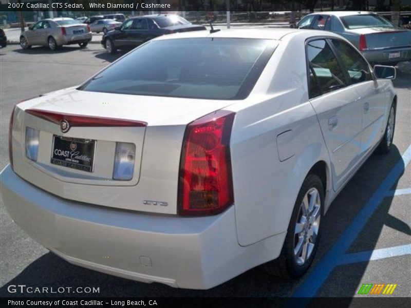White Diamond / Cashmere 2007 Cadillac CTS Sedan