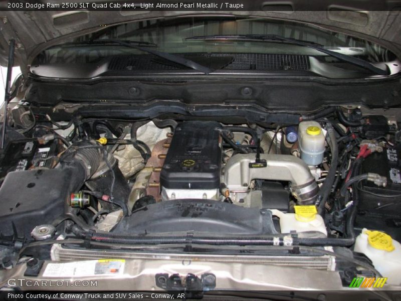 Light Almond Pearl Metallic / Taupe 2003 Dodge Ram 2500 SLT Quad Cab 4x4