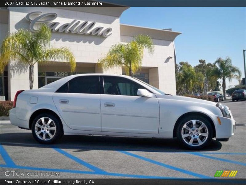 White Diamond / Cashmere 2007 Cadillac CTS Sedan