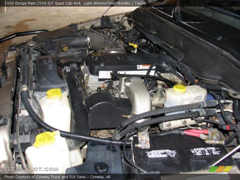 Light Almond Pearl Metallic / Taupe 2003 Dodge Ram 2500 SLT Quad Cab 4x4