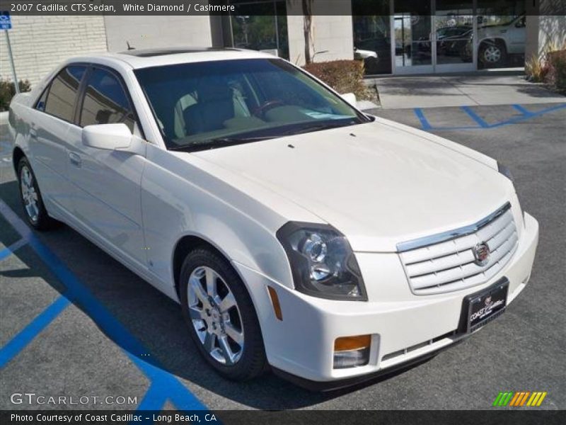 White Diamond / Cashmere 2007 Cadillac CTS Sedan