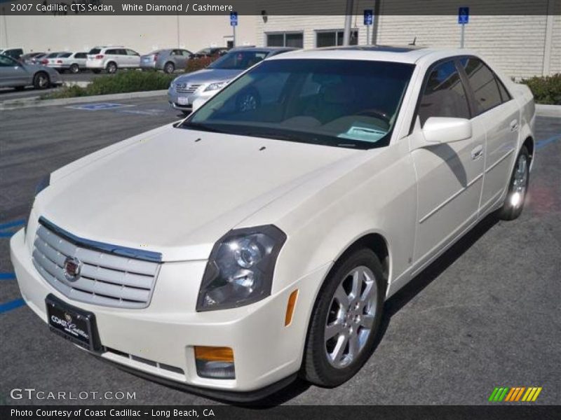 White Diamond / Cashmere 2007 Cadillac CTS Sedan