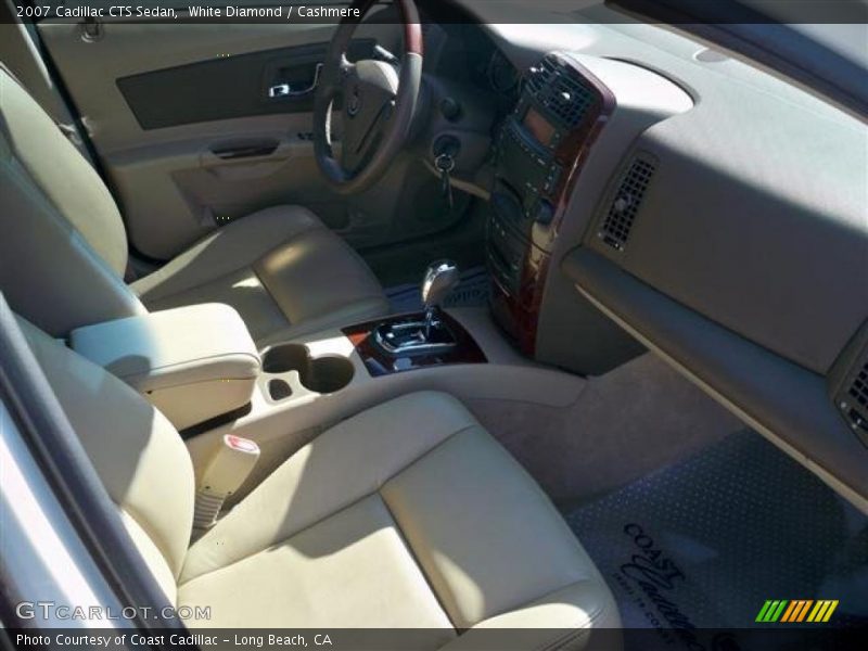 White Diamond / Cashmere 2007 Cadillac CTS Sedan
