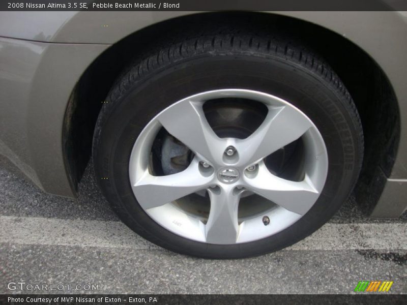 Pebble Beach Metallic / Blond 2008 Nissan Altima 3.5 SE