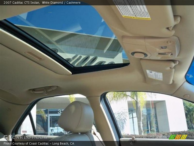 White Diamond / Cashmere 2007 Cadillac CTS Sedan