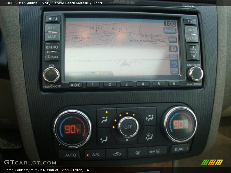 Pebble Beach Metallic / Blond 2008 Nissan Altima 3.5 SE