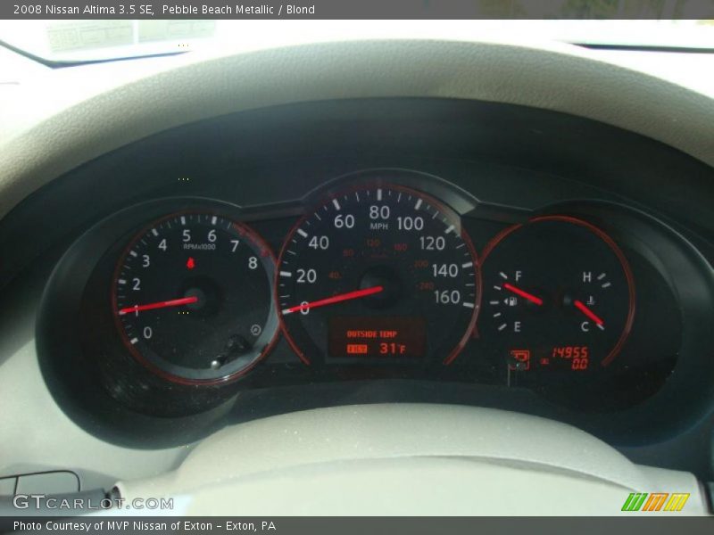 Pebble Beach Metallic / Blond 2008 Nissan Altima 3.5 SE