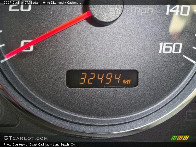 White Diamond / Cashmere 2007 Cadillac CTS Sedan
