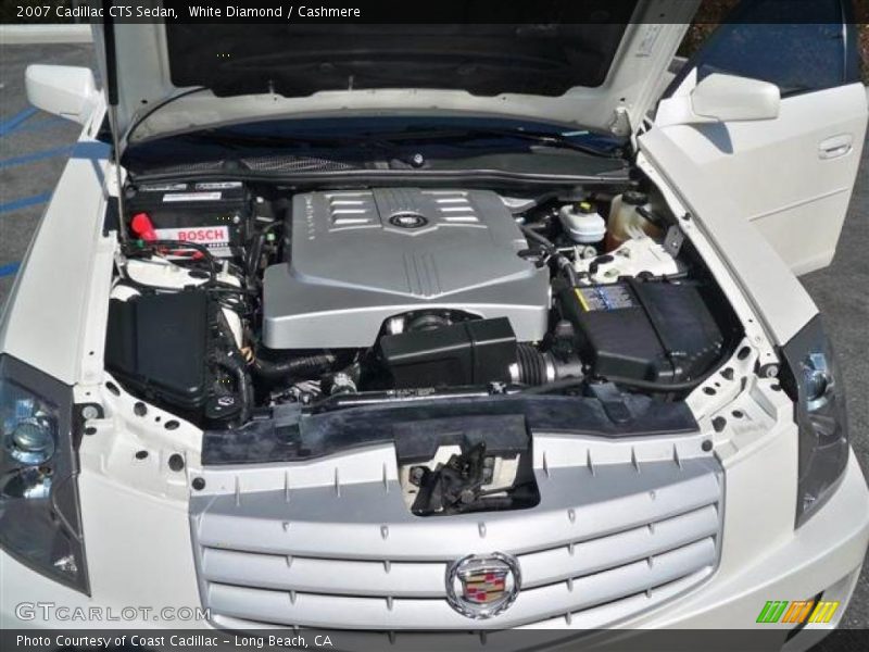 White Diamond / Cashmere 2007 Cadillac CTS Sedan